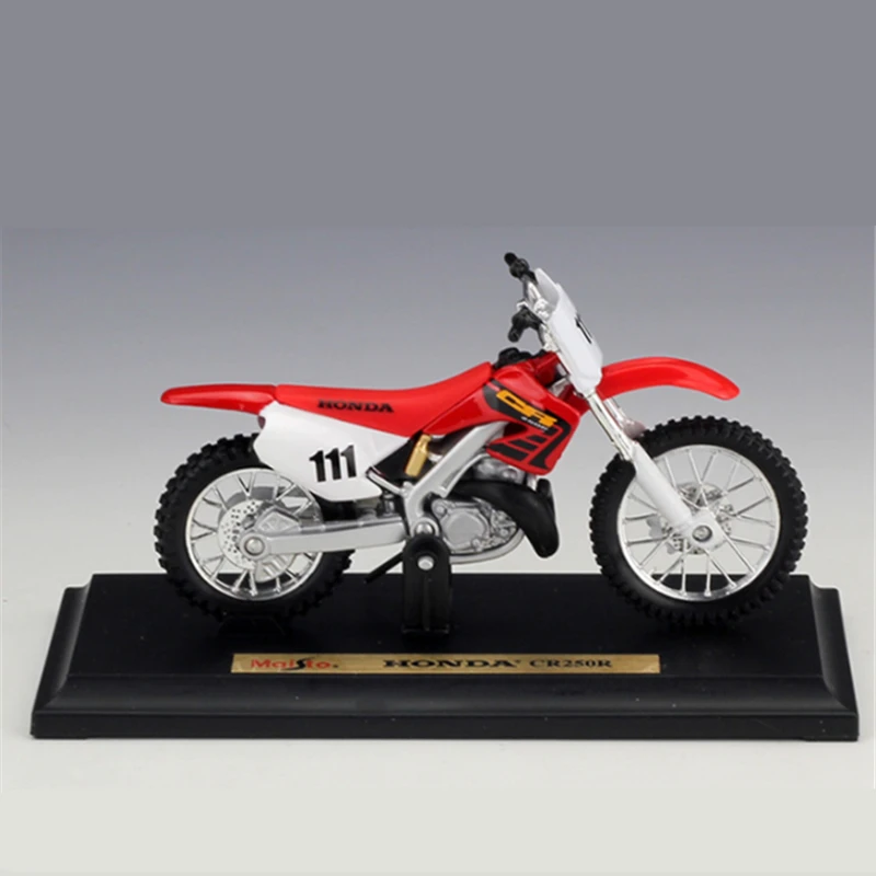 Maisto 1:18 HONDA CR250R Alloy Race Motorcycle Model High Simulation Diecast Metal Motorcycle Model Collection Children Toy Gift