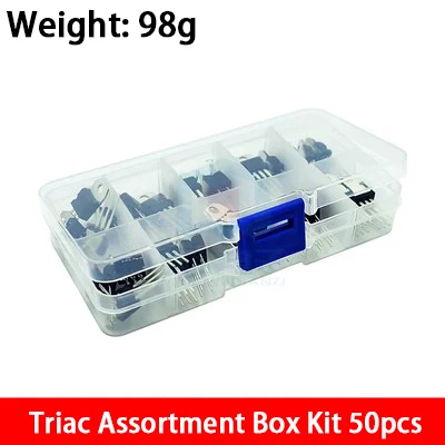 LM317T L7805 L7806 L7808 L7809 L7810 L7812 L7815 L7818 L7824 Transistor Assortment Kit 10value 50PCS, Voltage Regulator Box