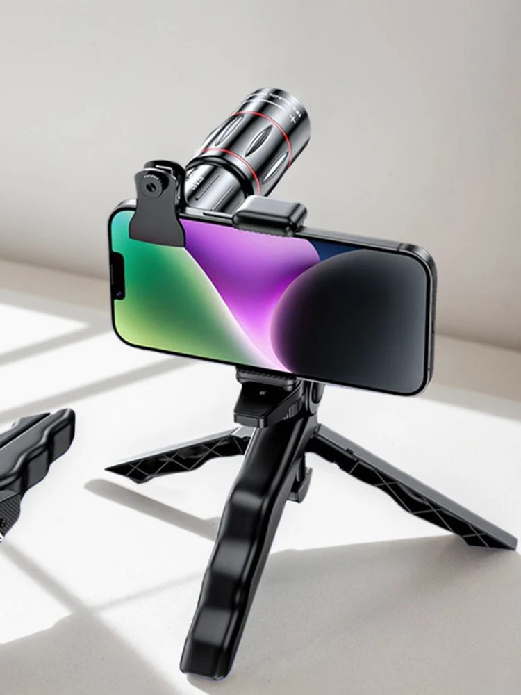 Objectif de caméra de téléphone portable 18/28/36X, Zoom à clipser, télescope monoculaire, téléobjectif de caméra de téléphone pour Camping, chasse, Sports