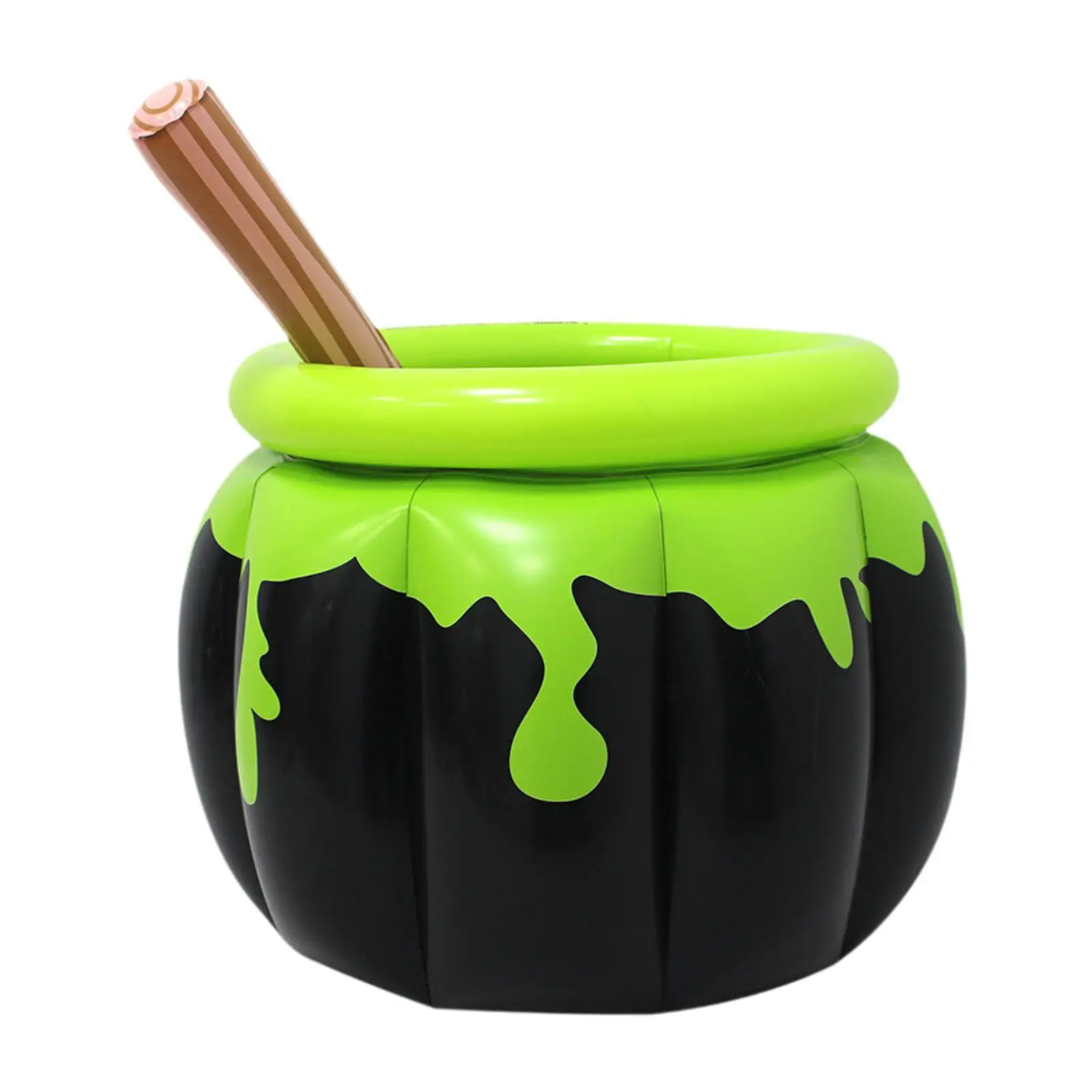 

Halloween Inflatable Cauldron Drink Cooler Photo Prop Party Supplies Beverage Holder Ice Bucket for Pool Summer Beach BBQ Picnic