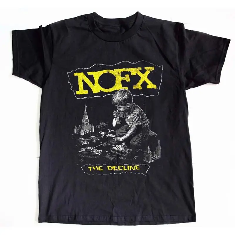 NOFX The Decline Children Funny Black Unisex T-shirt Size S-5XL