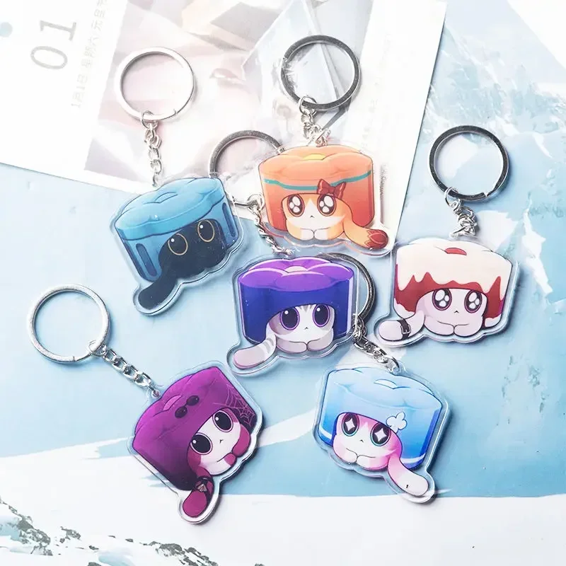 Honkai:Star Rail Ruan Mei's Creation Critter Pick Acrylic Keychain Strap Lanyard For Mobile Phone Case Car Keychain Accessories