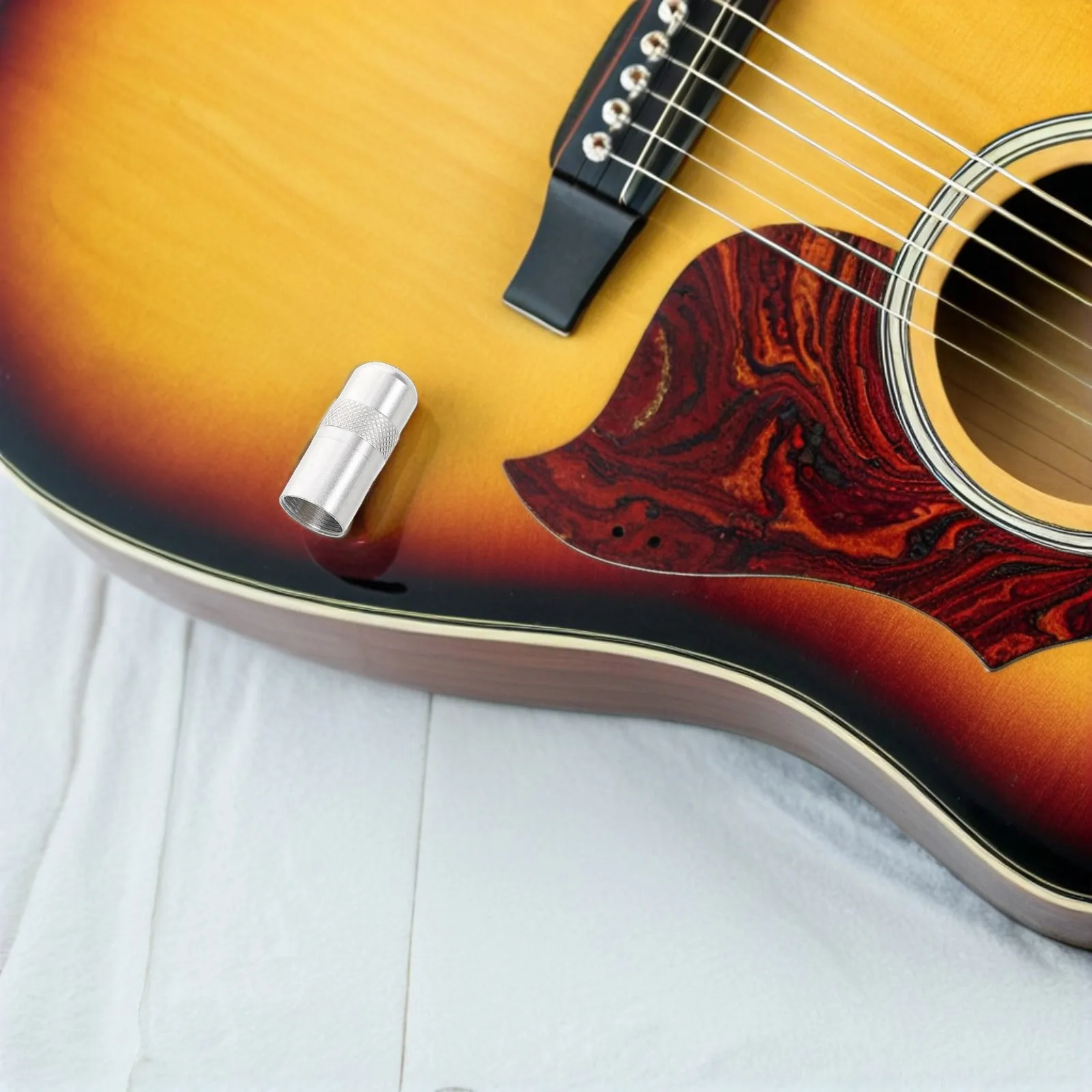 

30Mm Aluminum Guitar Ferrules: High-Precision Bushings For Enhanced Sound Transmission Secure Stage Recording Vintage