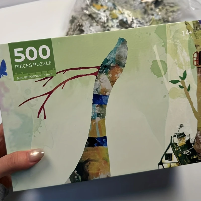 

Карточный пазл Dream Forest, 500 элементов, для взрослых, «Мистический пейзаж», 20,5x15 дюймов, головоломка для любителей фэнтези