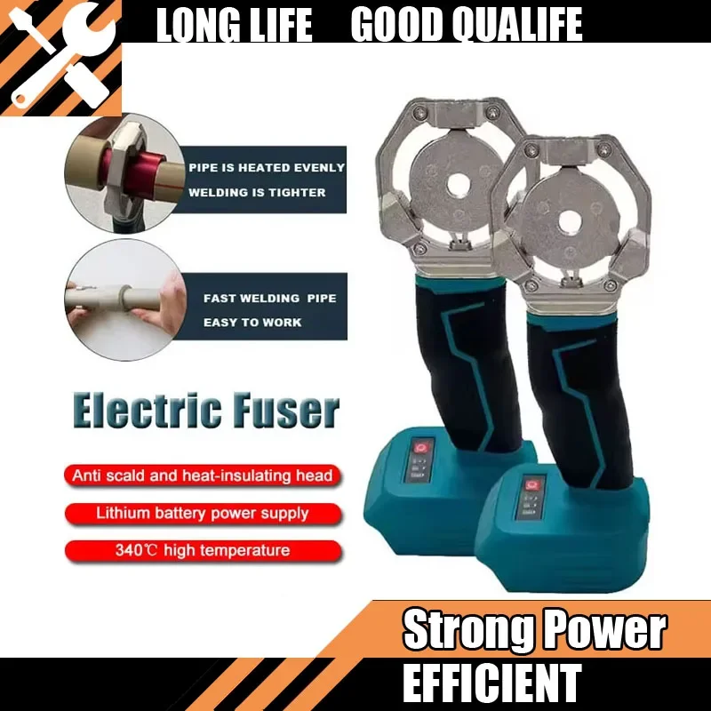 

Аккумуляторный электрический сварочный аппарат для труб Беспроводной термофиксатор PPR PE Паяльник Пластиковая трубка PP Нагревательный термоплавкий инструмент Makita