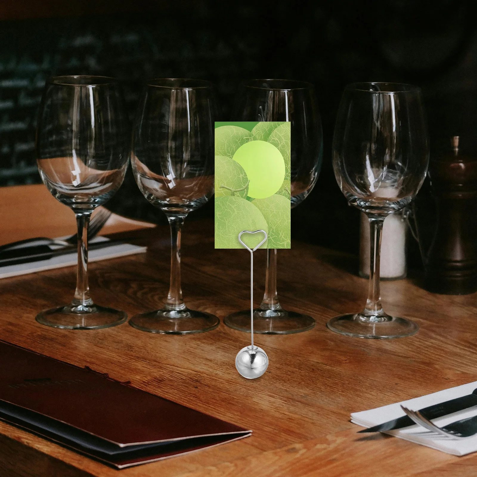 

Metal Base Photo Clip Desktop Memo Holder Detachable Creative Note Clip Stand Wedding Table Decor Price Display Clips