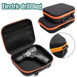 Large Capacity Electric Drill Tools Bag Oxford Hardware Organizer Pouch Multipurpose Shockproof Carrying Tools Case