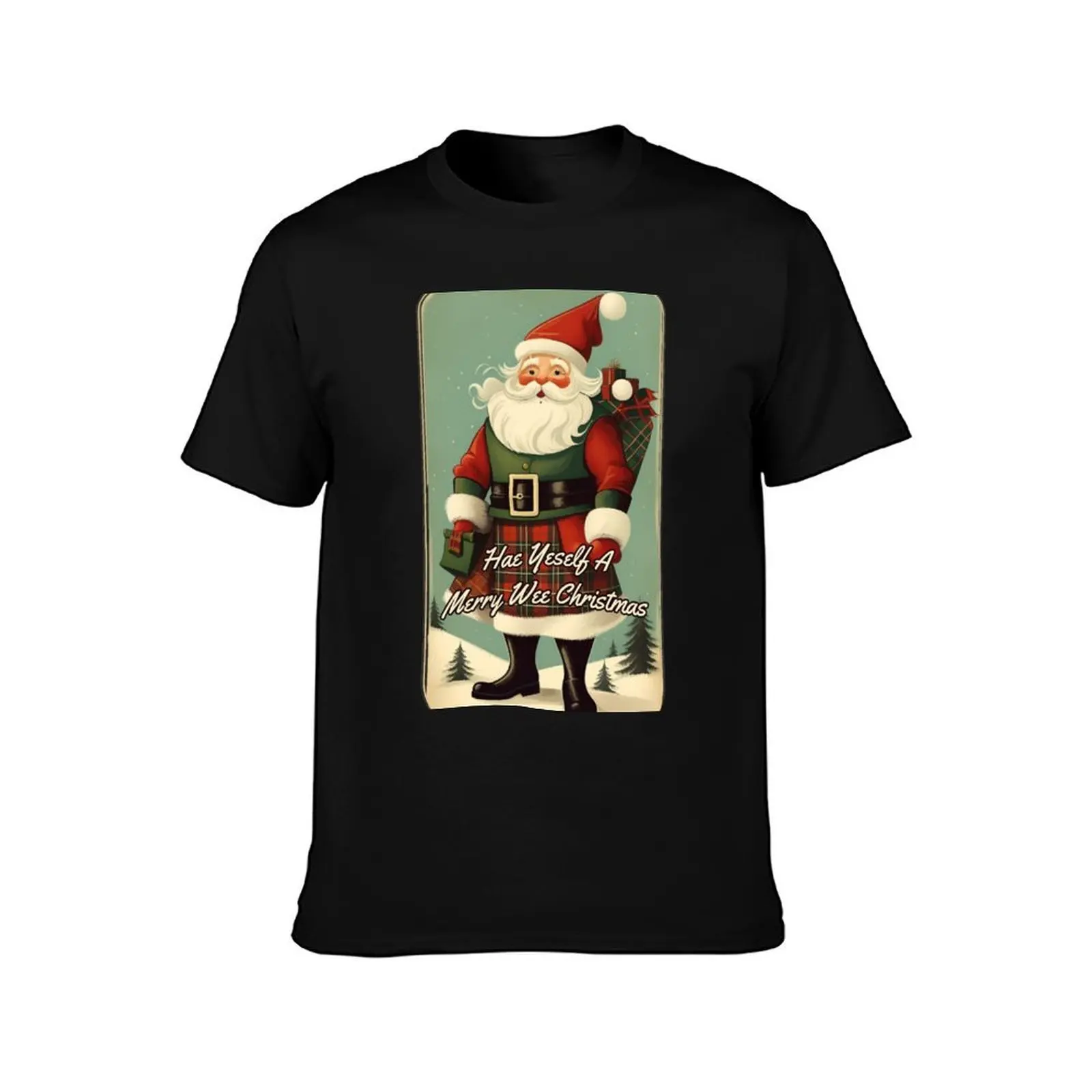 Hae Yeself A Merry Wee Christmas (#06) [Create a set!] T-Shirt, Summer Casual Cotton Tee, Oversized Streetwear Tops, 100% Cotton