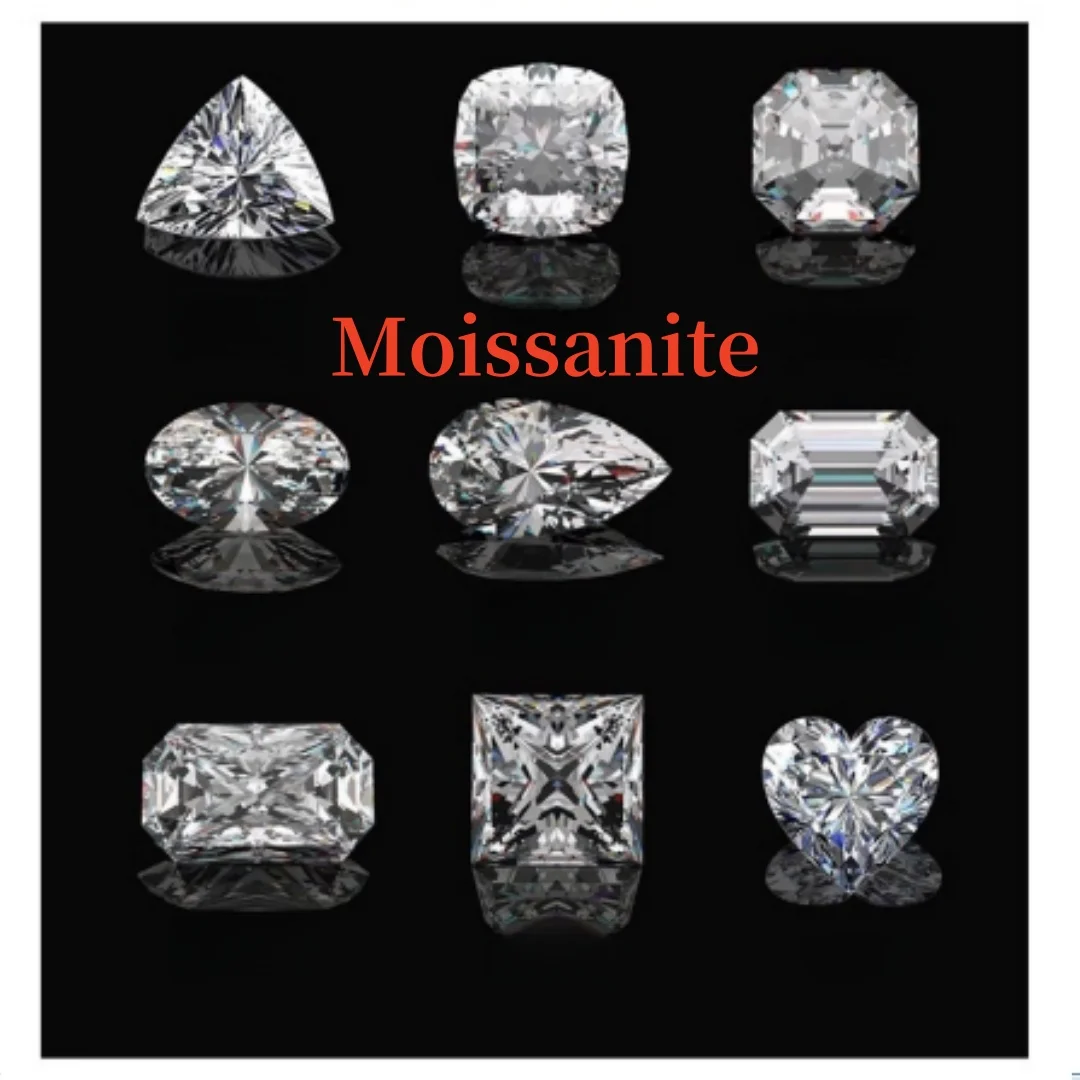 

Loose Moissanite super White D Color VVS1 Gems Small Size Marquise/Pear/Oval/Emerald/Heart/Princess Shape Pass Test For Jewelry