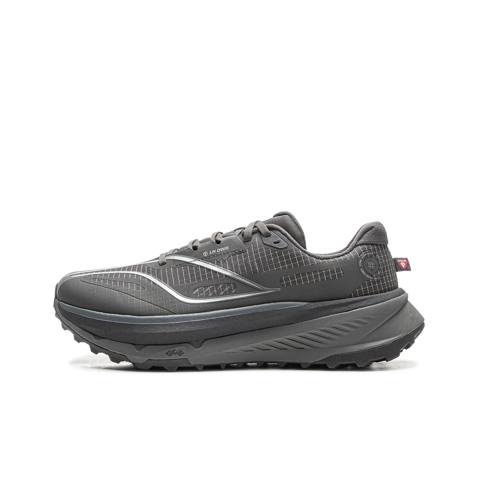 Li Ning Dilu 2 Low top Casual Running Shoes Men's Coal Smoke Gray ARNV009-34
