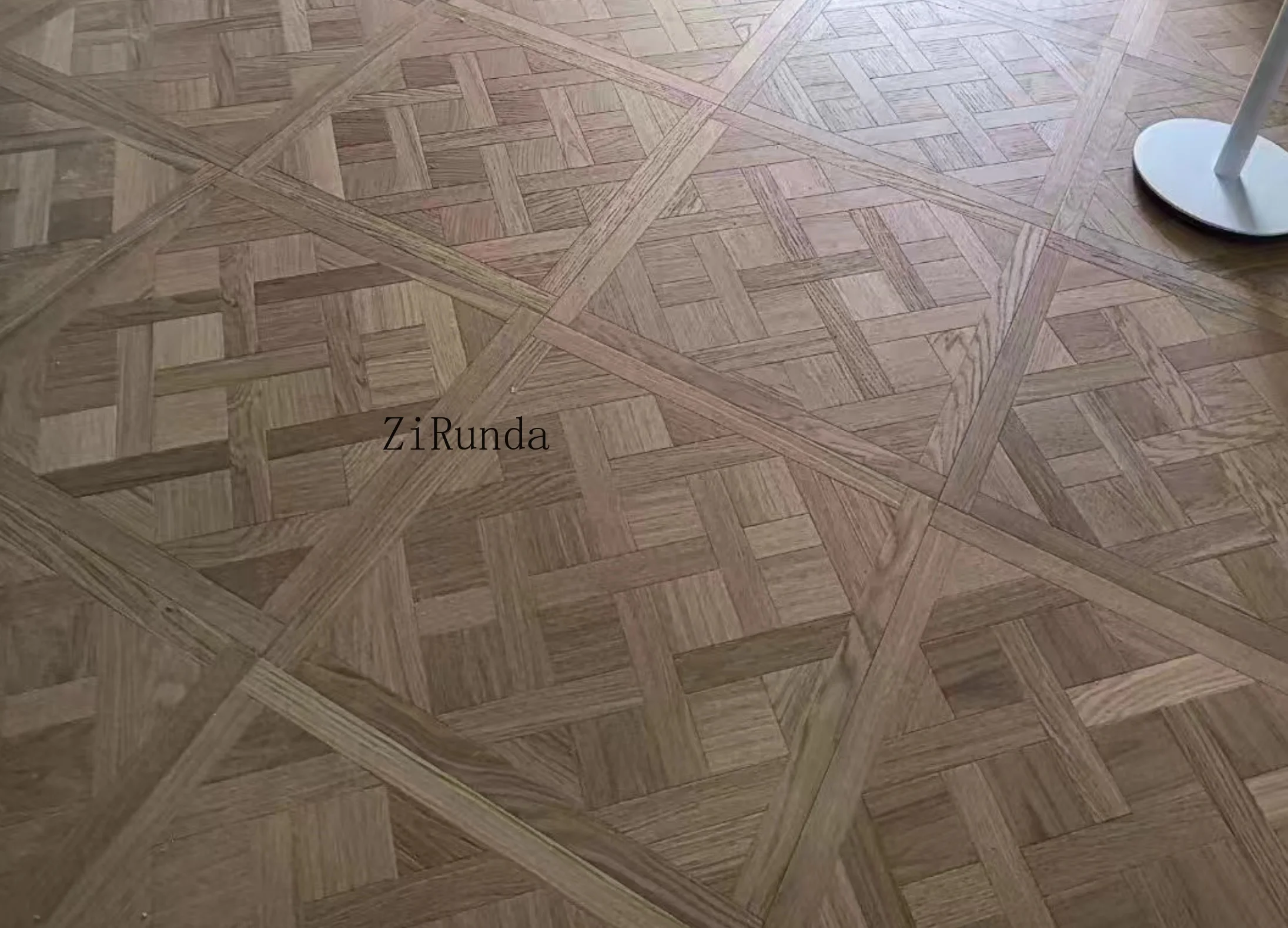 نسخة مخصصة الباركيه الأبيض البلوط الأرضيات الخشبية الصلبة الباركيه الخشبي الداخلي