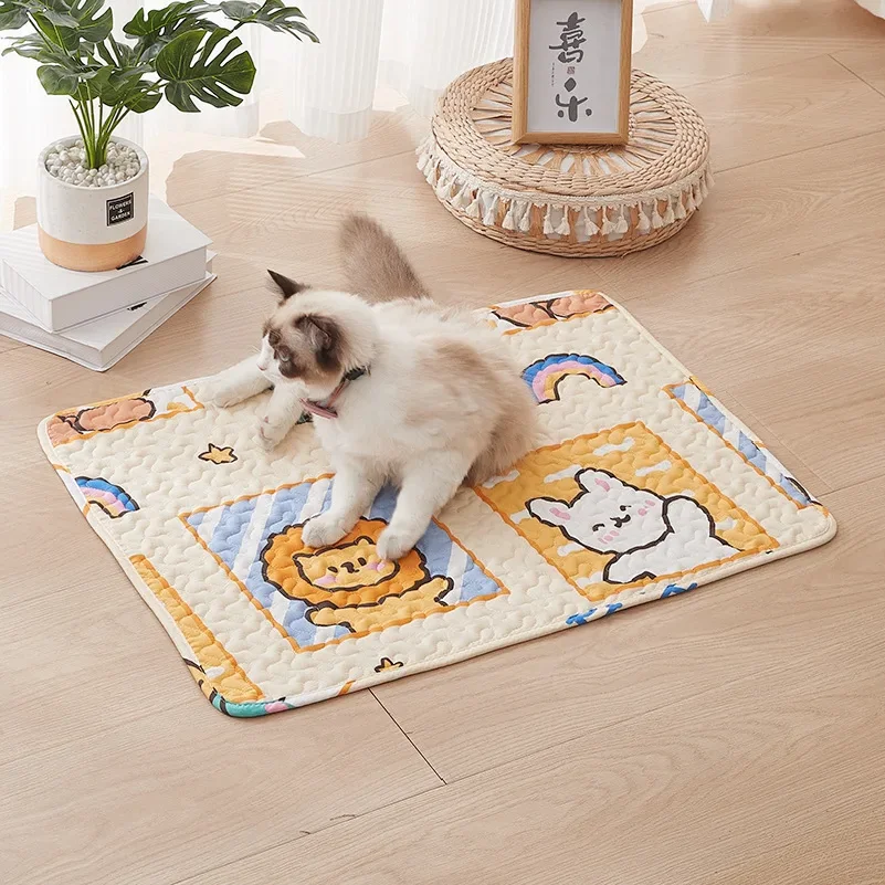 

Dog Mat for Floor Sofa Pet Playpen Kennel Crate Carpet Cat Cushion Reusable Washable Training Pee Pads Travel Car Seat Cover