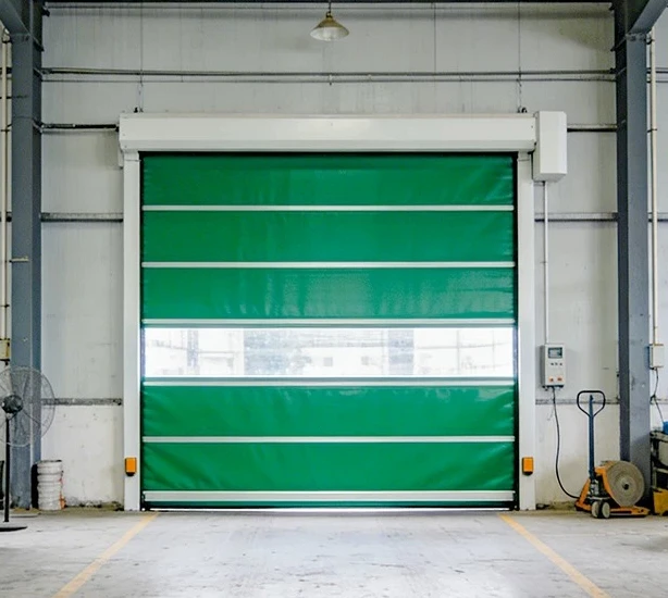Ra dar Induction Linked Intelligent Lifting Fast Electric Rolling Shutter Door, PVC Industrial Door for Dust-Free Workshop