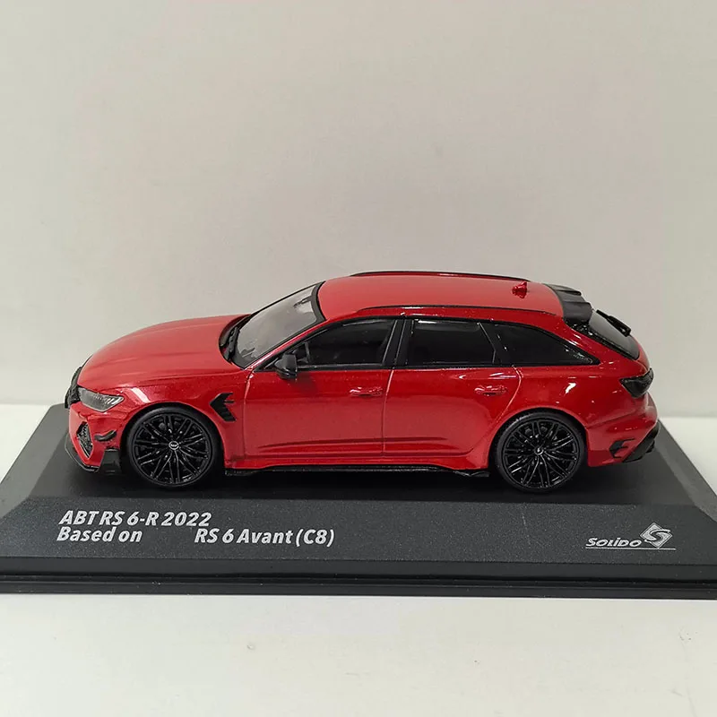 

Модель автомобиля SOLIDO ABT RS6 2022 в масштабе 1/43, литая, имитационная, статическая коллекционная, декоративная, праздничная игрушка, сувенир, подарок