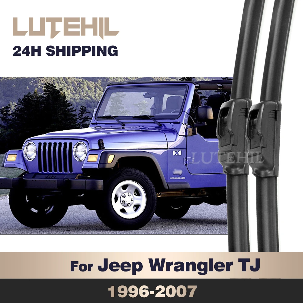 For Jeep Wrangler TJ 1996-2007 1997 1998 1999 2000 2001 2002 Wiper Front Wiper Blades Windshield Windscreen Window Brush 15