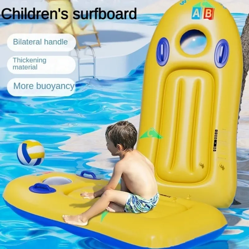 Tavola da surf per bambini tavola galleggiante da nuoto addensata gonfiabile Hovercraft pieghevole piscina sci nautico Rafting