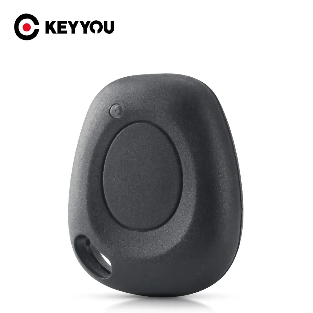 KEYYOU Hard Button No Blade For 1999-2006 Renault Megane Clio Scenic Laguna Espace Lancia 1 Button Car Key Case