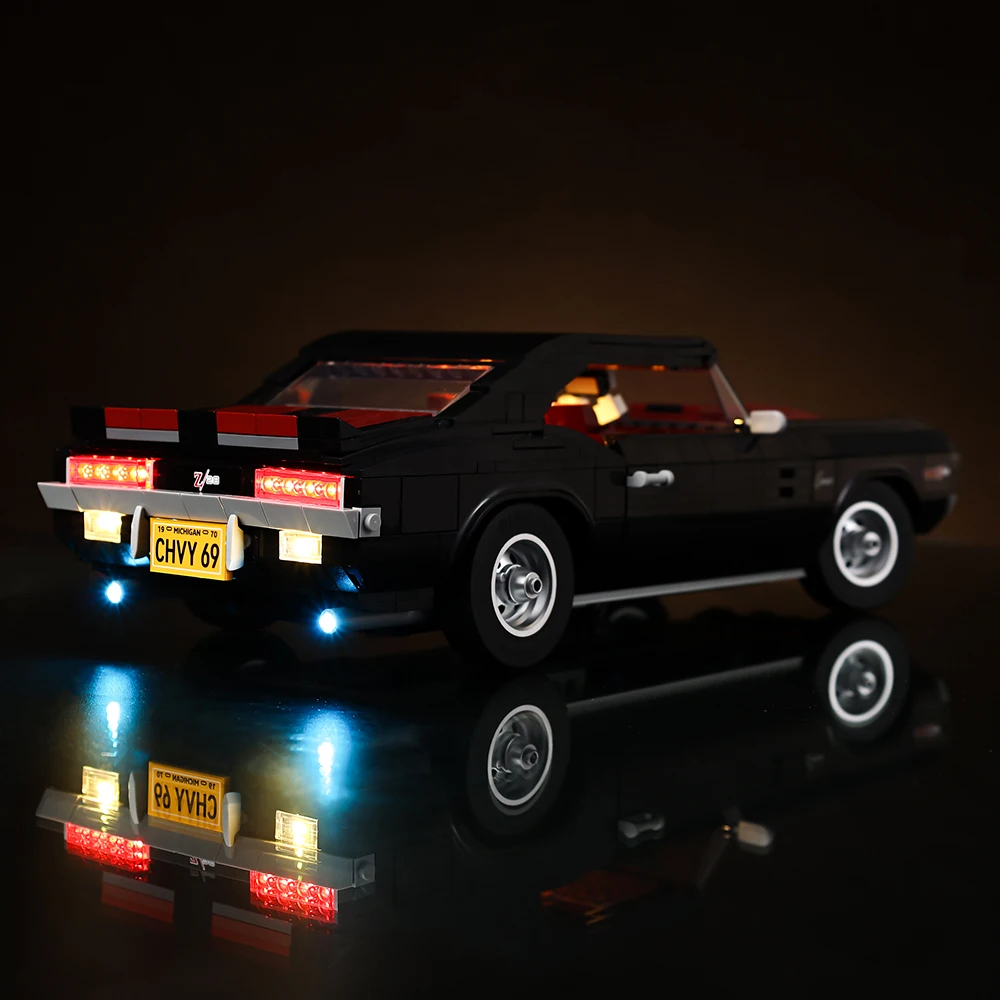 LED Light  Kit For 10304 Chevroleted Camaro Z28 DIY Toys Set Not Included Building Blocks Only Lighting Kit