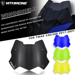 MTKRACING Windshield For YAMAHA TMAX530/560 2017-2021 Motorcycle Accessories Modified High Modish Windshield Windscreen Visor