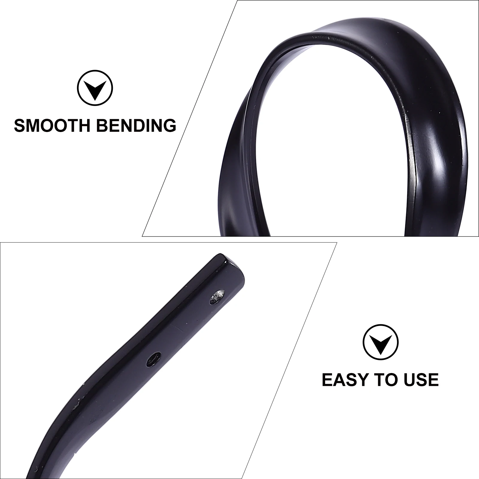 

2 Pcs Curtain Hook Curtains Wall Hooks Cupboard Holders Drapes Holdbacks for Aluminum Alloy Tie Side