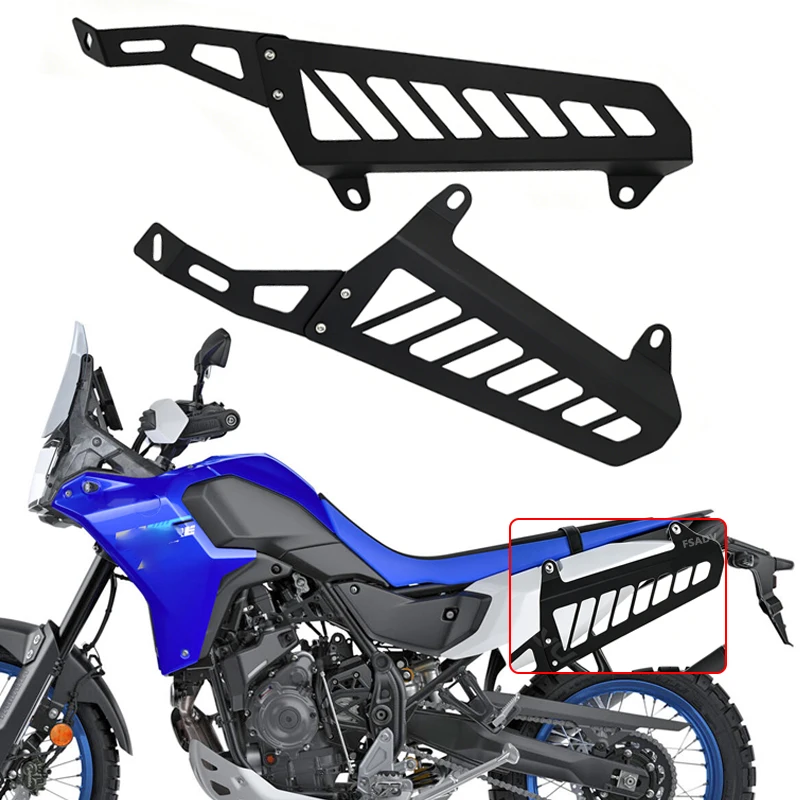 Tenere 700 World Raid 2022-2024 Side Luggage Rack Saddle Support Bar Mounting Bracke For Yamaha Tenere 700/T7/T700 2019-2025