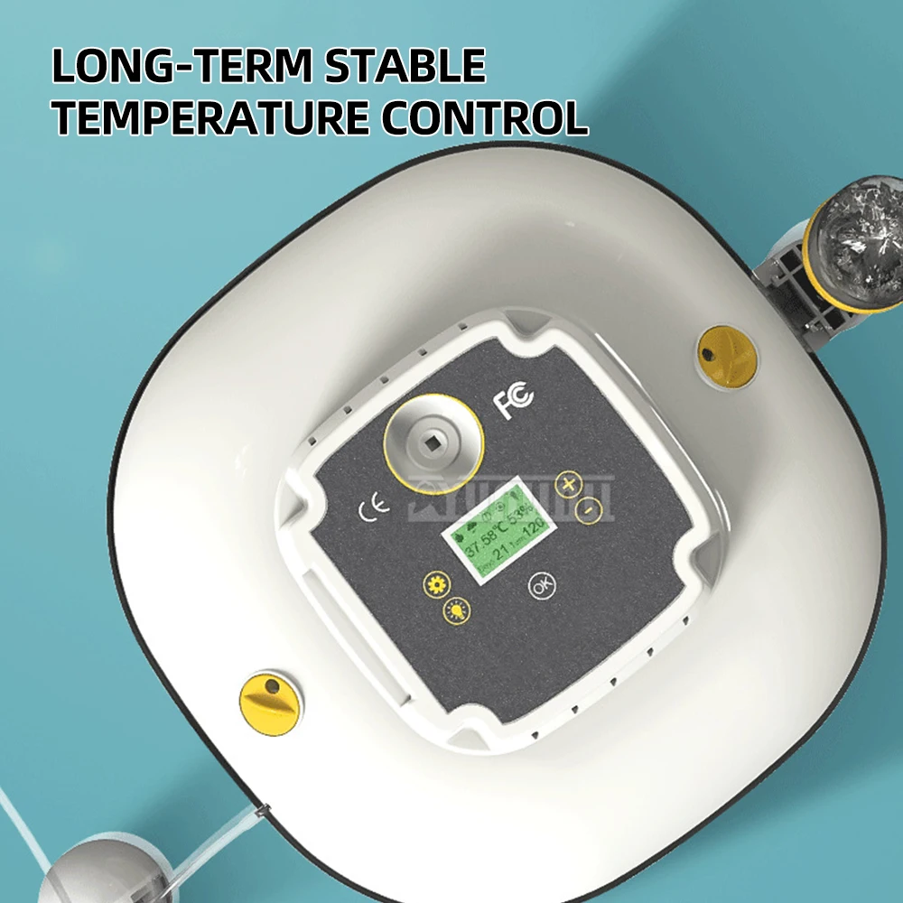 거위 병아리 메추라기용 22피스 완전 자동 계란 부화기 - 디지털 온도 조절 습도계