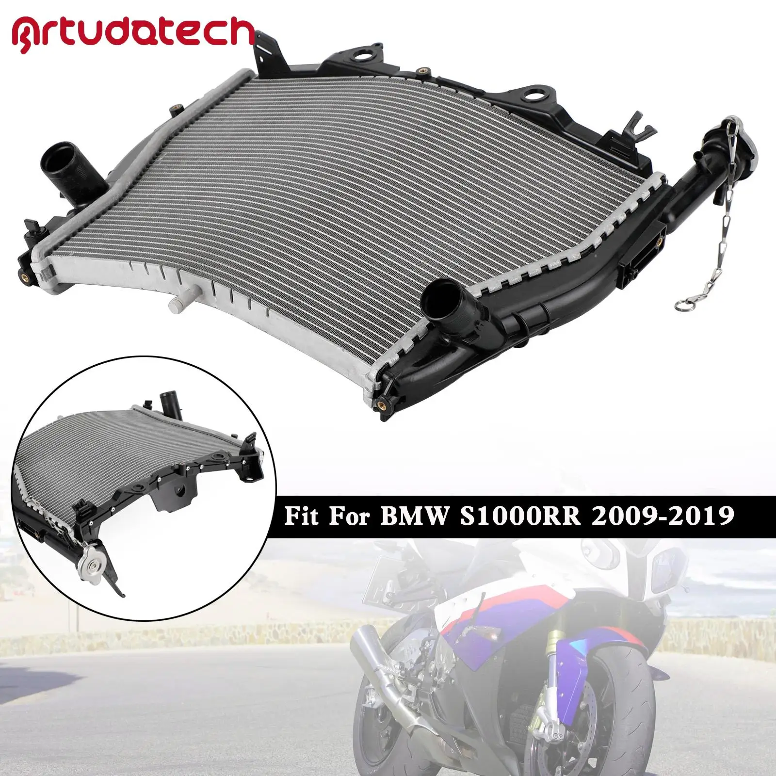 

Engine Radiator Cooler Cooling Fit for BMW S1000RR 2009-2019