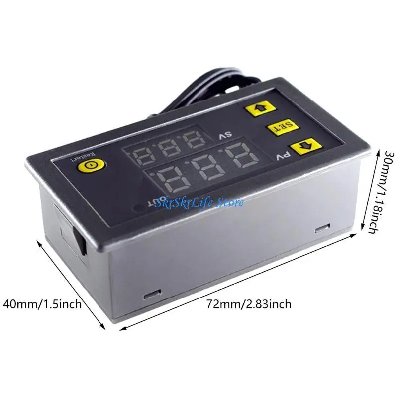 E65E W3230 Mini Digital Temperature Controller 5V 5V 12V 24V 220V Thermostat Regulator Heating Cooling Control Thermoregulator
