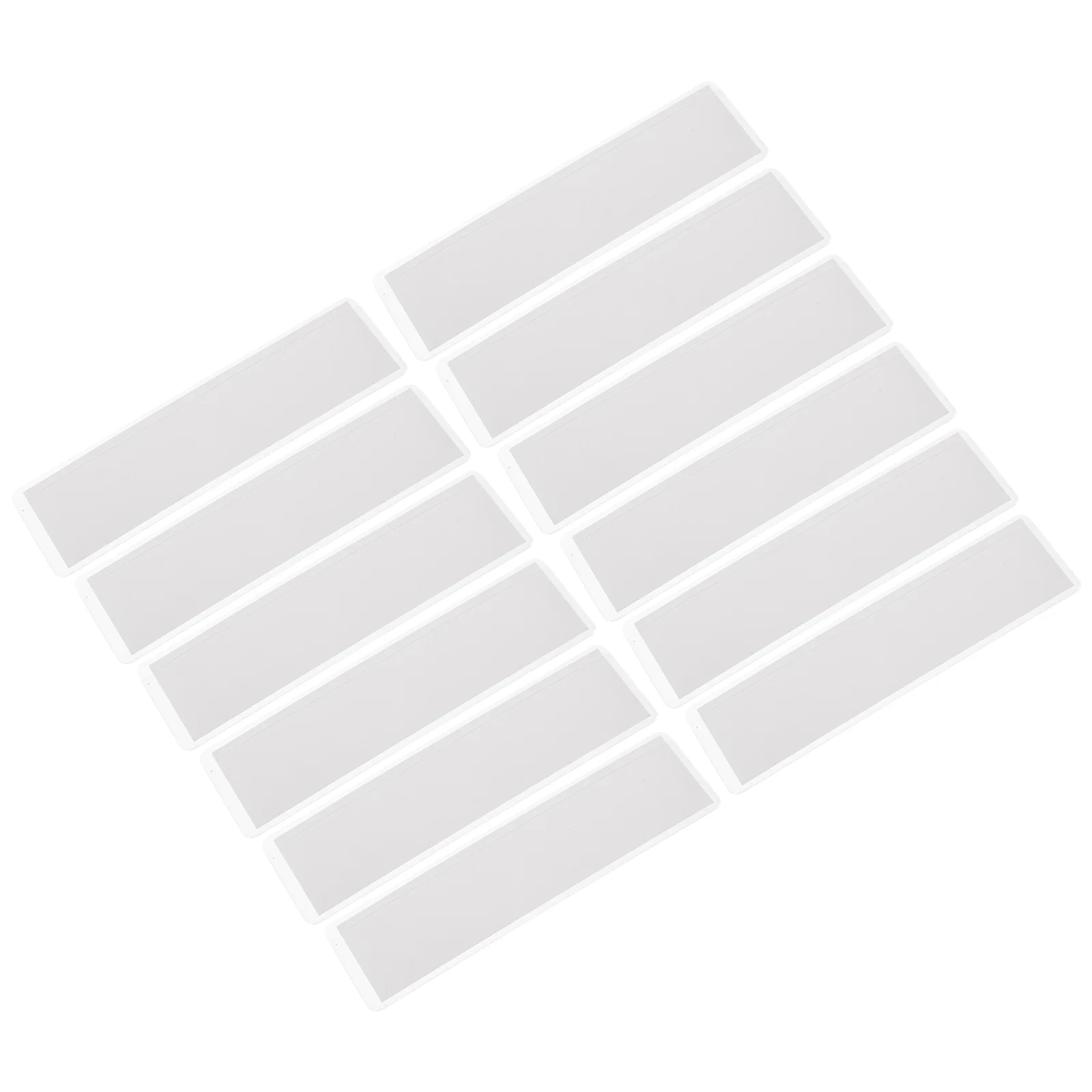 

Wall Name Tag White Card Office Cubicle Store Classroom Library Bookshelf Warehouse Pockets Supplies Clear Label Holder Holders