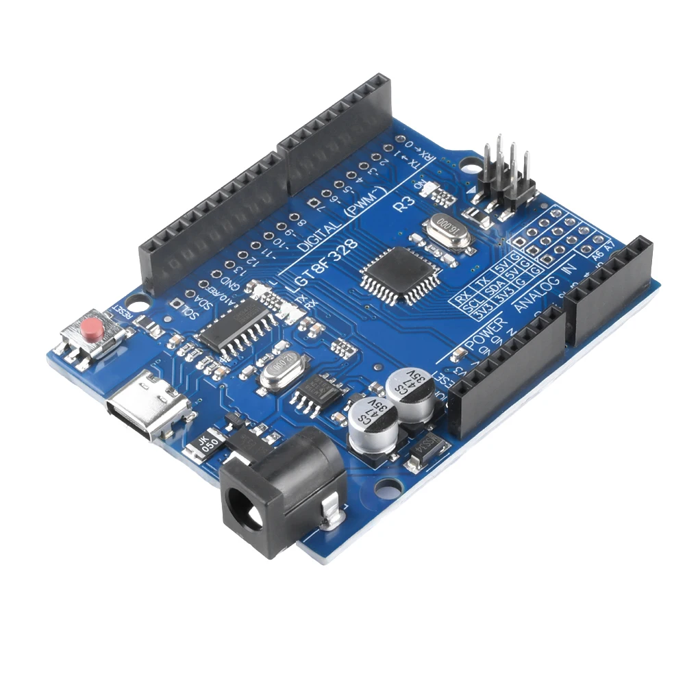 Type-C Type-B USB LGT8F328P R3 CH340G Conseil de développement pour Arduino pour UNO R3 ATmega328P R3 remplacement