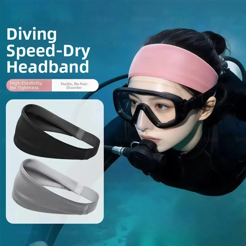 Diving Hairband Unisex Swimming Snorkeling Quick Dry Headband Outdoor Sports Diver Scuba Hair Protection Home