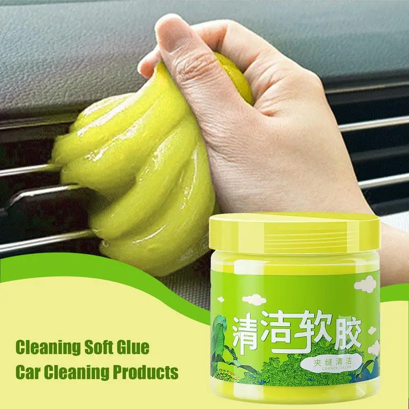 160g Car Cleaning Gel Air Vents Dashboard Crevices Laptop Keyboard Calculator Cleaning Dust Dirt Reusable Cleaning Slime Tool