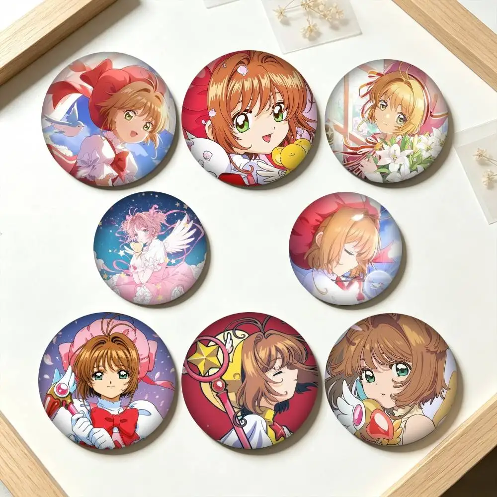 C-Cardcaptor Sakura Anime  25mm 32mm 44mm 58mm 75mm Brooches Badges Pins for Accessories Gift