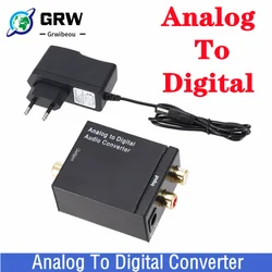 Grwibeou – convertisseur ADC analogique à numérique, coaxial optique RCA Toslink, adaptateur Audio et son SPDIF pour Apple TV, pour Xbox360 DVD