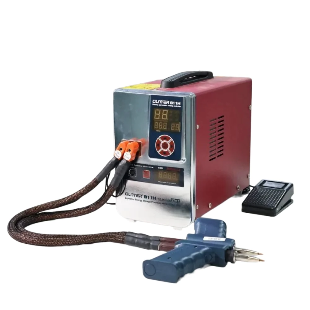 811H Spot Welder Energy Storage Capacitor Discharge Battery Cell Tab Welding Machine Aluminum Copper Nickel Welding