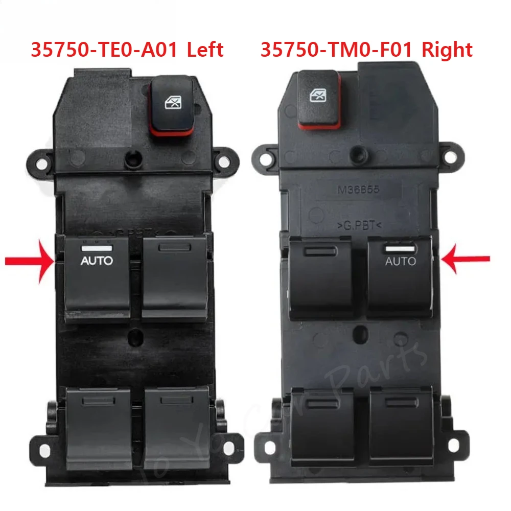 Новый переключатель стеклоподъемника для Honda FIT 2009, для Honda City 2007-2012, 35750-TM0-A01, 35750TM0A01, 35750-TM0-F01, 35750TM0F01