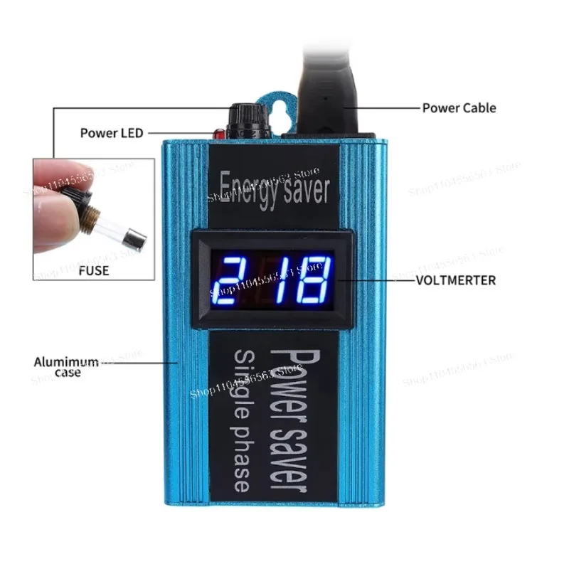 

Smart Home Electricity Saving Box LCD Screen Power Factor Saver Socket Energy Saving Equipment for Household Use