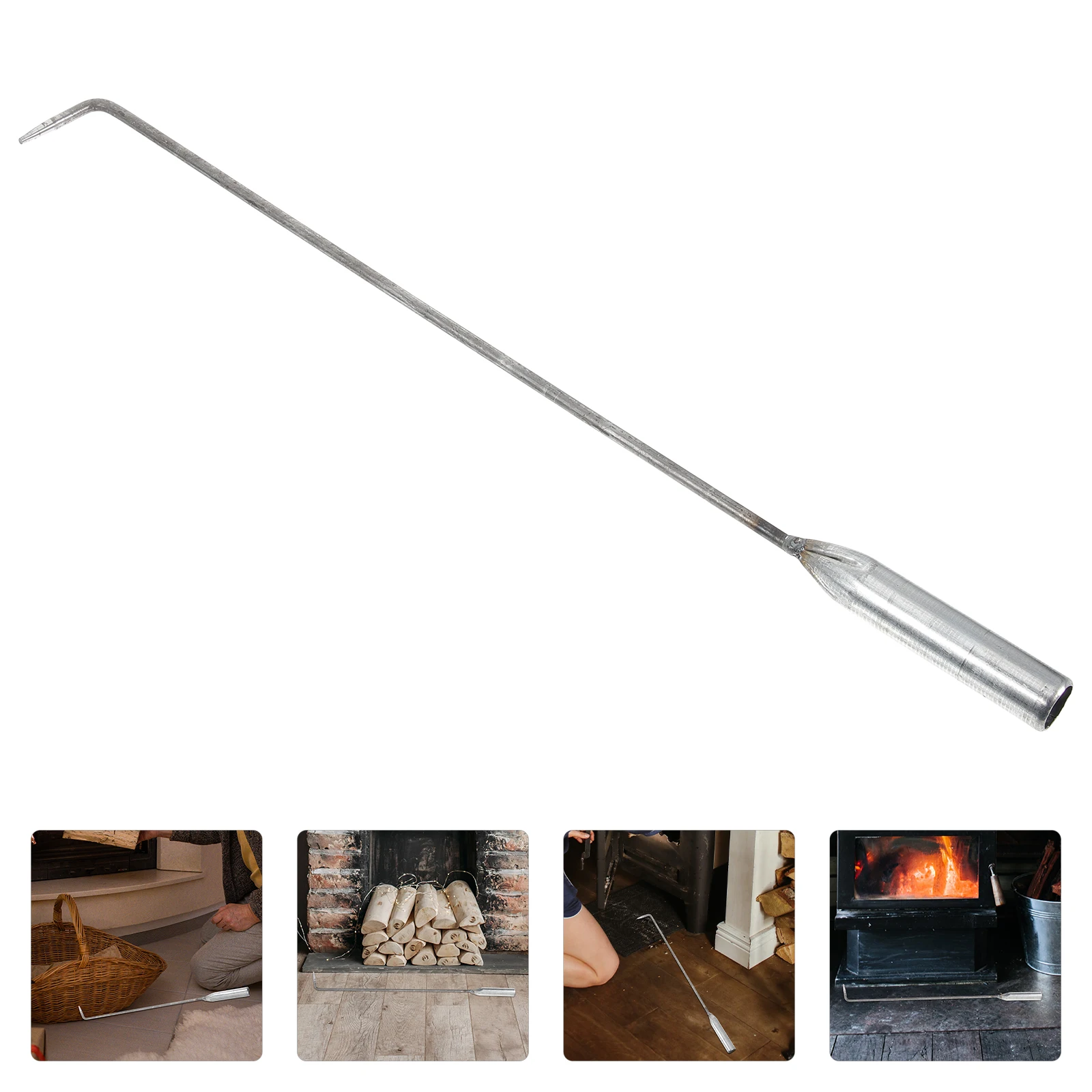 Metal Fire Poker Outdoor Indoor Fire Pit Poker Fireplace Fire Pit Tool Indoor Fire Stoker Campfire Camping Fire Party Tools NEW