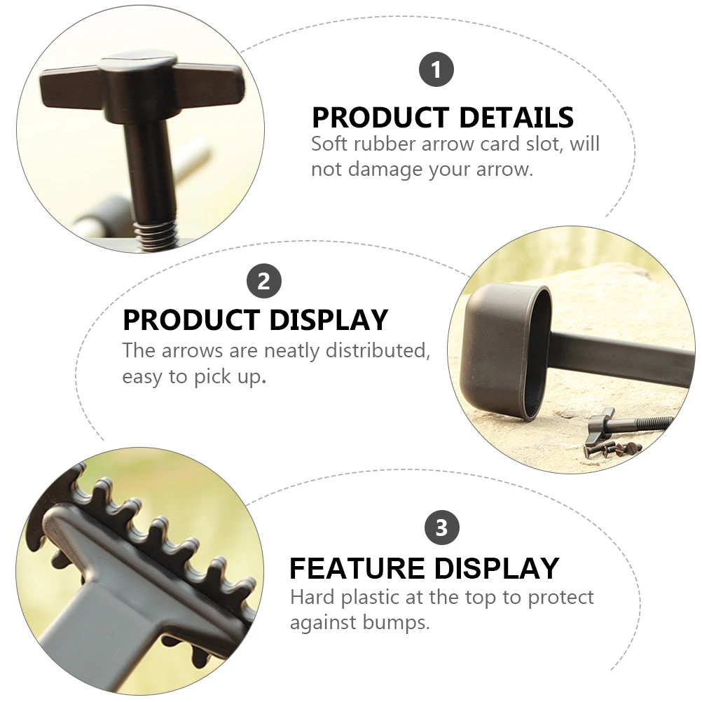 

Plastic for 4 Recurve Compound Hunting Smooth Pull Holder Rotating Screws Outdoor Training