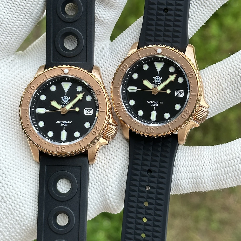STEELDIVE 1996S Bronze Diver Watch 20Bar Waterproof