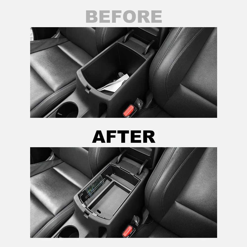 

For KIA Soul 2020-2025 Car Accessories Wholesale Center Console Organizer Car Tray Armrest Storage Box Car Accessories LHD/RHD