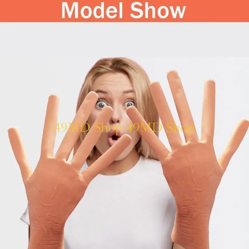49MD Evelynn Fingers Gloves Merch Halloween Costume Gloves