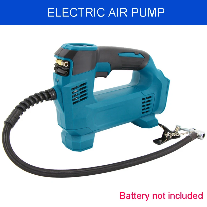 

Air Inflator Portable Car Air Compressor Pump Handled Digital Rechargable Air Compressor Bare Pneumatic Tool for Makita Battery