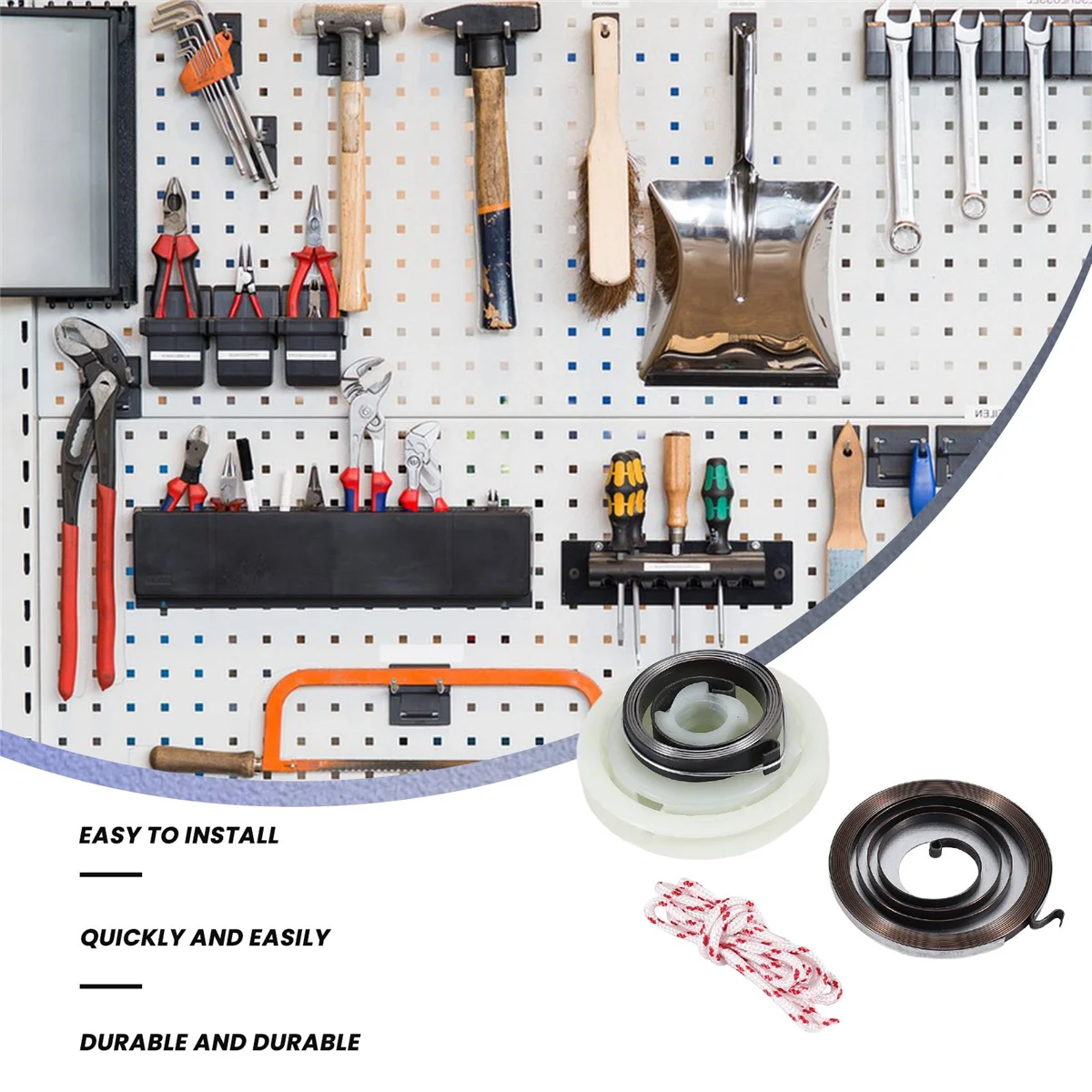 5200 5800 52Cc 58Cc para motosserra chinesa Kit de reparo de corda de polia de mola fácil serras a gás