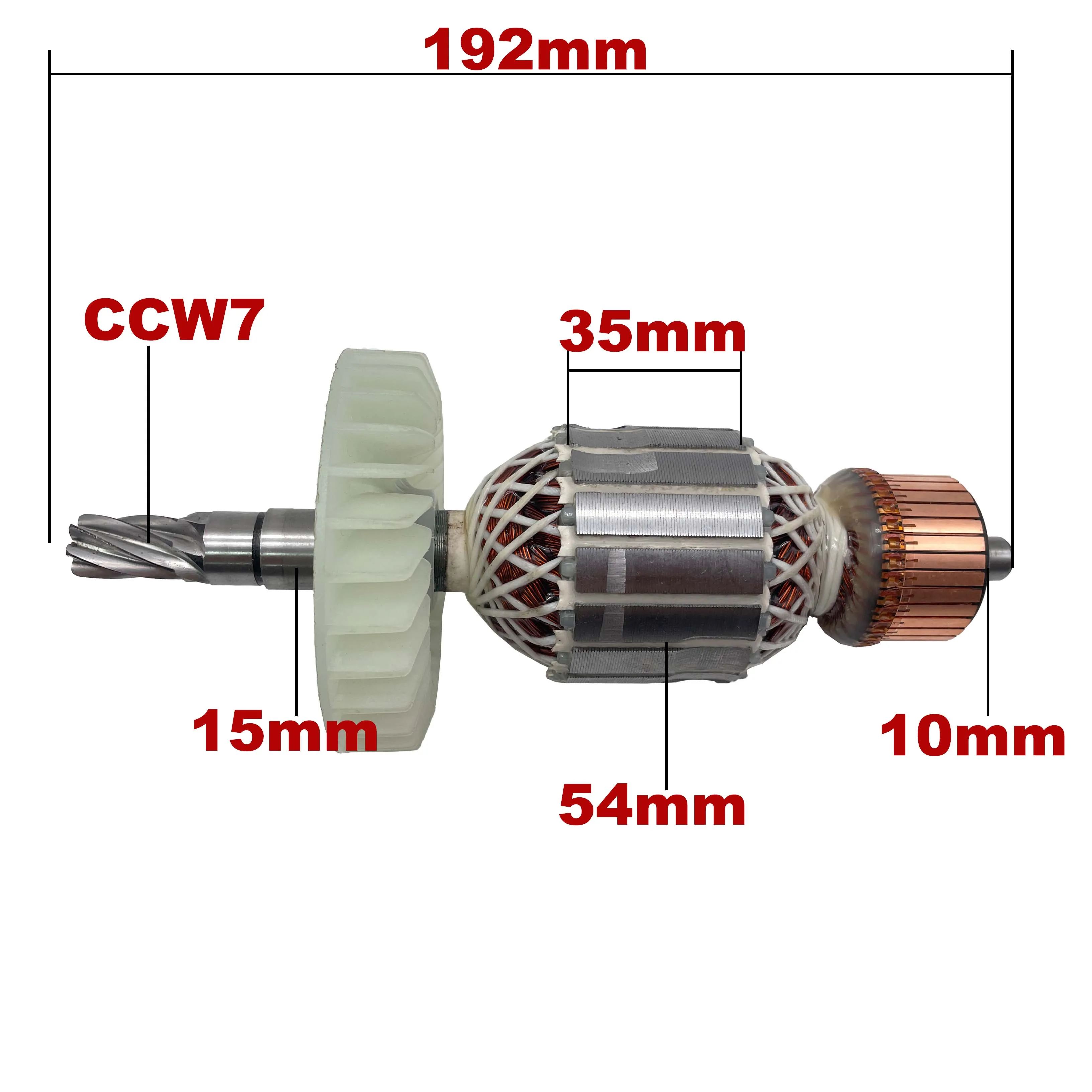 AC220V-240V Armature Rotor Anchor Stator Replacement for Makita Rotary Hammer HM1202C 516803-7
