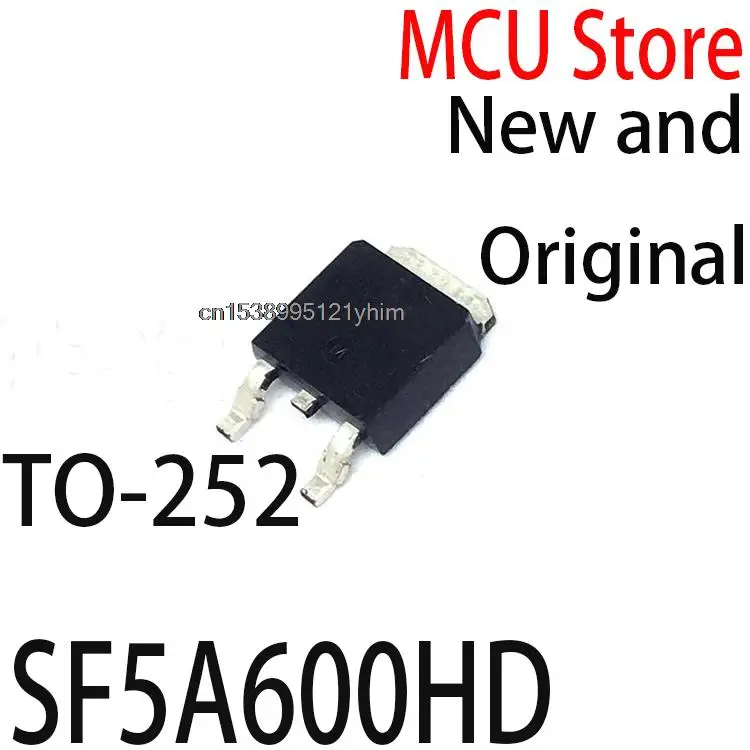 10PCS New and Original  TO-252 5A600HD TO252 SF5A600 5A600 600V 5A new original SF5A600HD