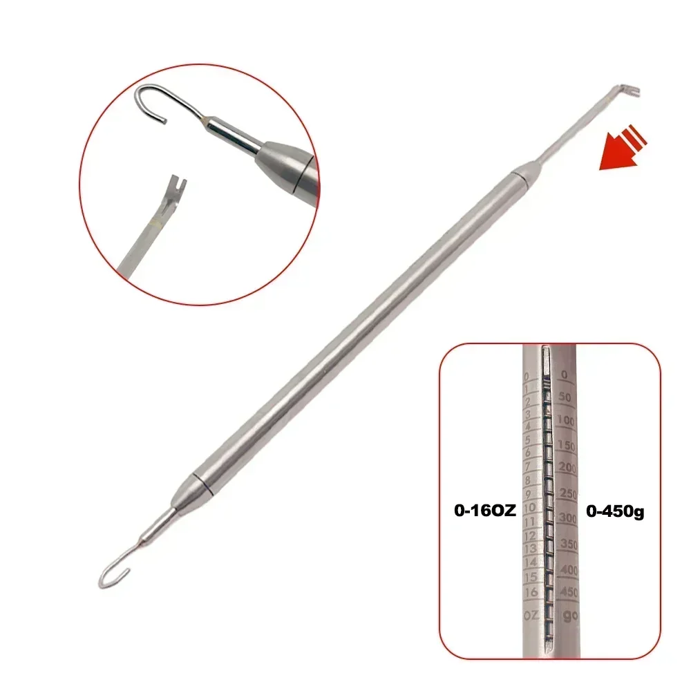 Orthodontic Dynamometer Stress Tension Meter Elastic Bands Take Braces Tool Dental Elastic Strength Measuring Instrument