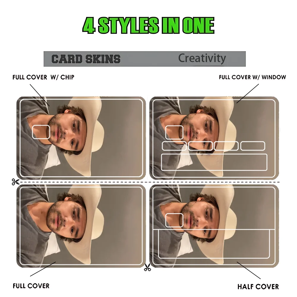 L-Liam James Payne  Stickers Cartoon Decorative Small Waterproof Chip 4PCS Card Sticker New Anti-Scratch