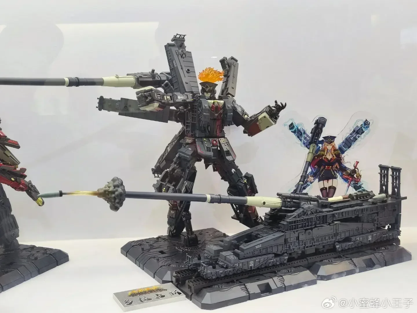 In Stock Transformation Toy YW2312 Schwerer Gustav YW-2312 Doragus Railway Gun Alloy Character Model Toy Gift Collection