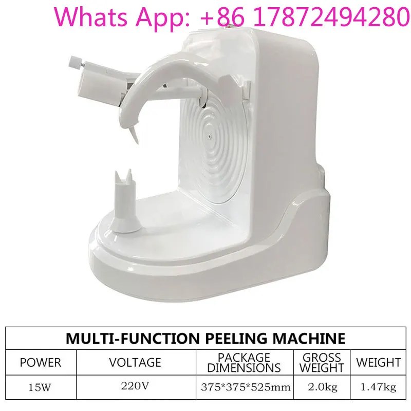 Kitchen Fruit Peeling Machine Automatic  Potato  Multi-function Cutter Peeling Knife Electric Peeling Equipment